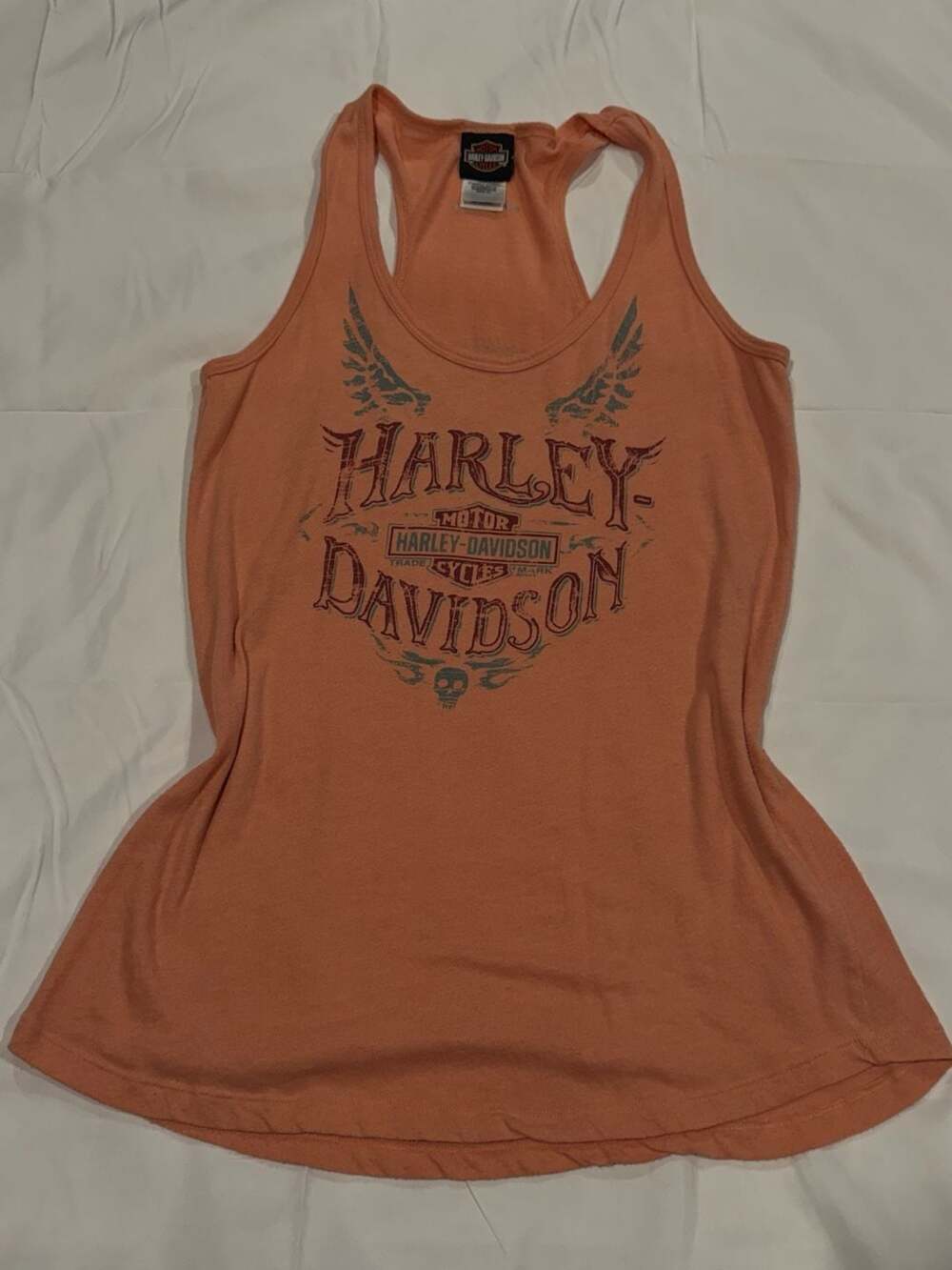 Harley-Davidson Hillbilly Harley-Davidson Gatlinburg TN Orange tank top